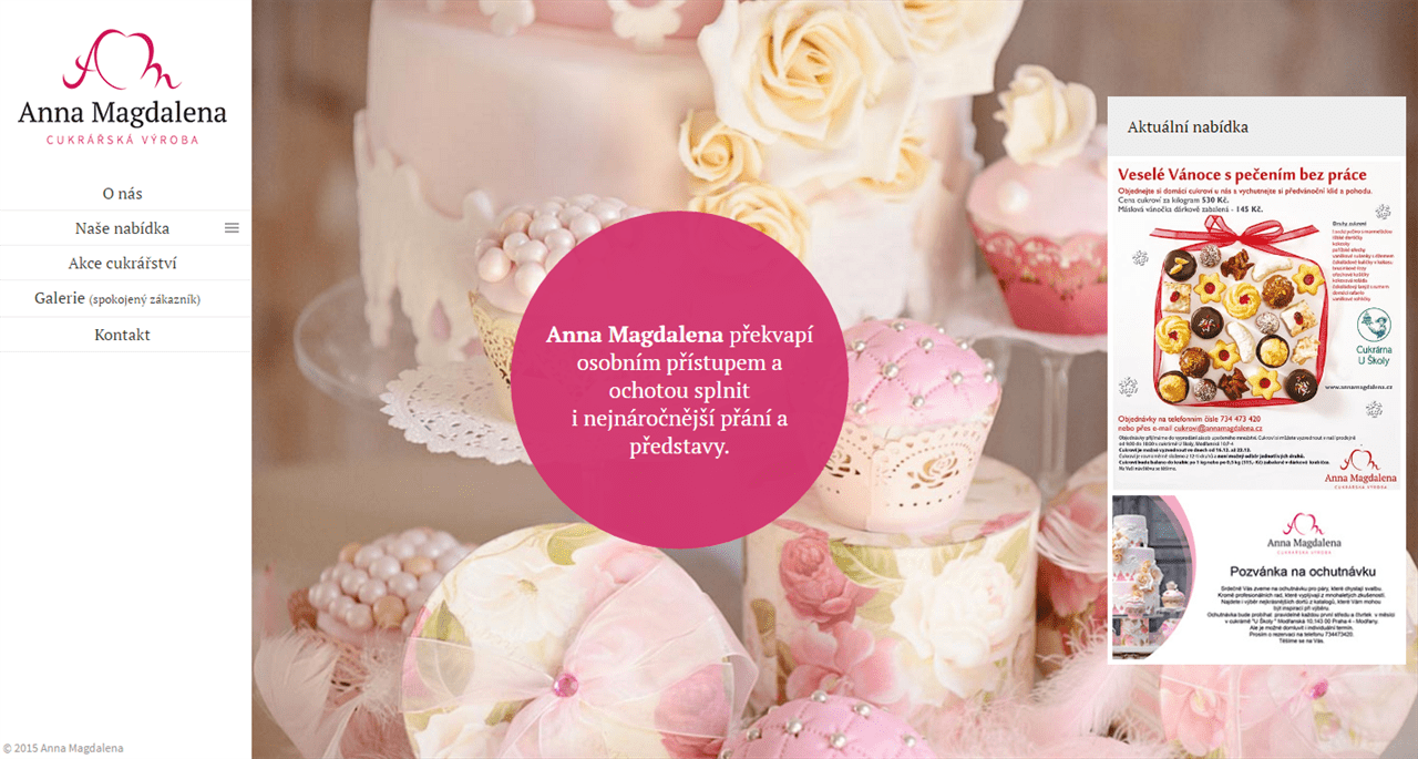 Anna Magdalena, s.r.o. Praha - cukrářská výroba