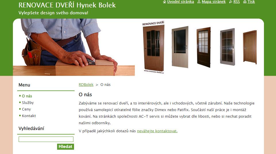RENOVACE DVEŘÍ Hynek Bolek - kompletní renovace dveří interiérových i vchodových včetně zárubní