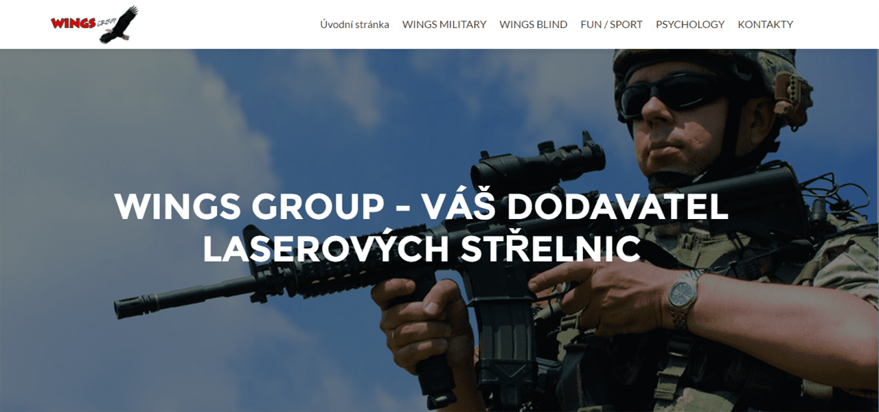 WINGS GROUP s.r.o. Ostrava - laserové a optické střelnice, trenažéry