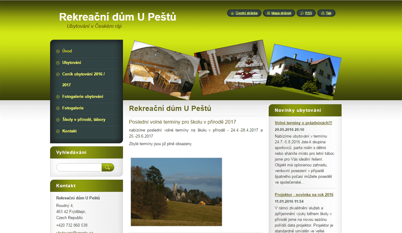 Rekreační dům U Peštů - ubytování v Českém ráji