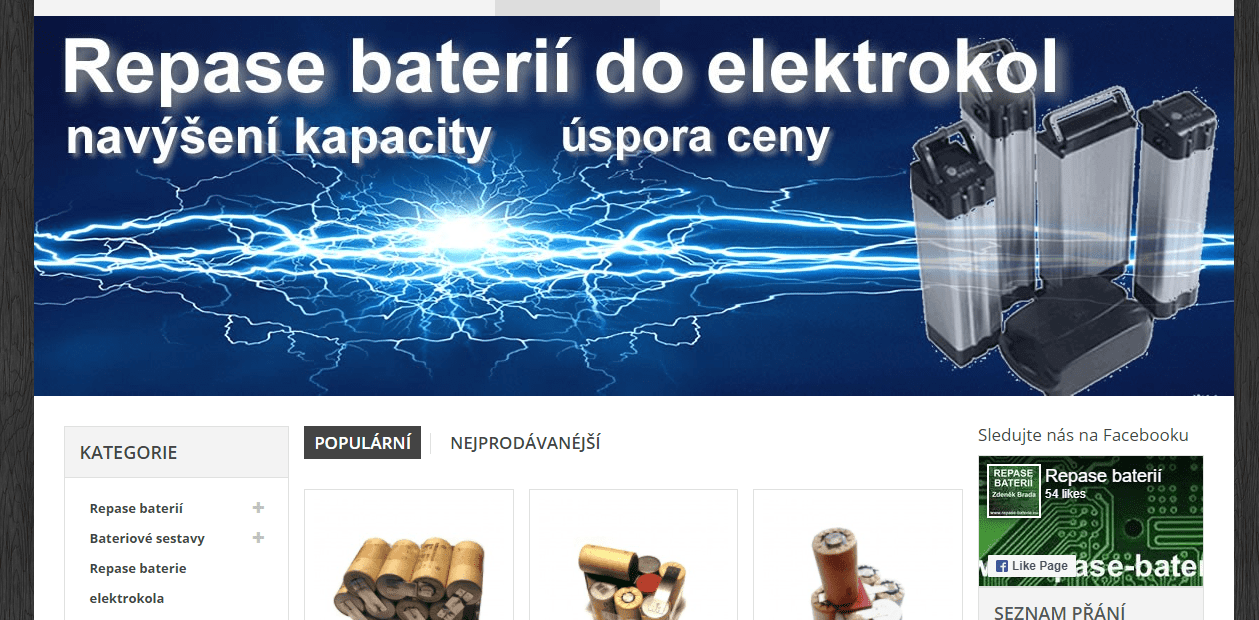 REPASE-BATERIE.eu - repase baterií do akunářadí, elektrokol, ručního nářadí, aj. Hulín