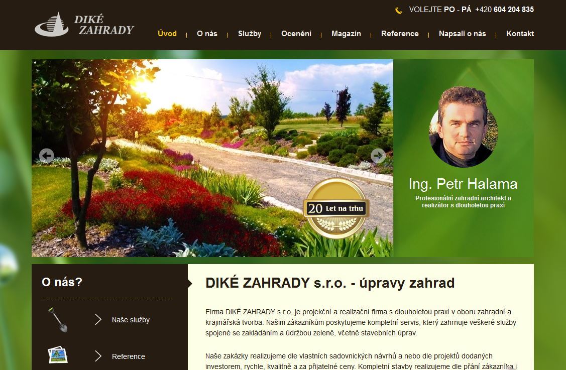 DIKÉ ZAHRADY s.r.o. - úpravy zahrad
