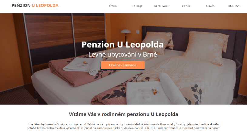 Penzion U Leopolda - Levné ubytování Brno